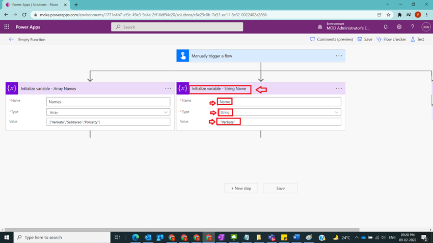 Usage of Empty Function in Power Automate